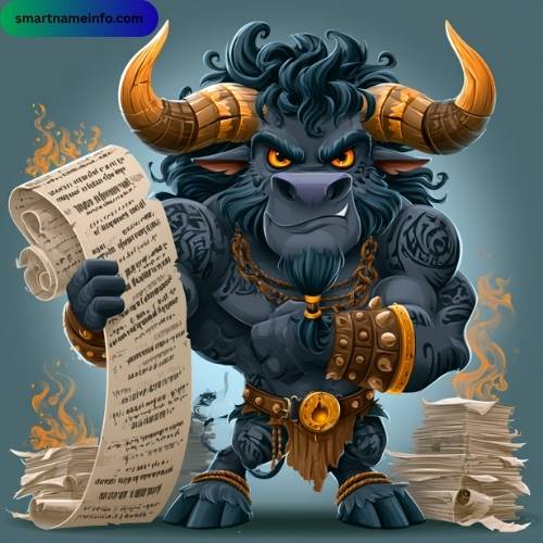 Funny Minotaur Names with a Tough Twist