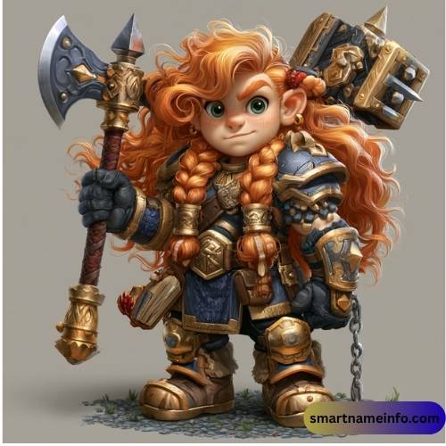 Powerful Female Dwarf Names for DnD