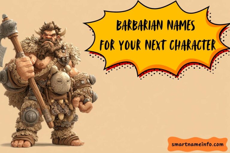 barbarian names for your next character