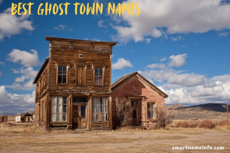 best ghost town names