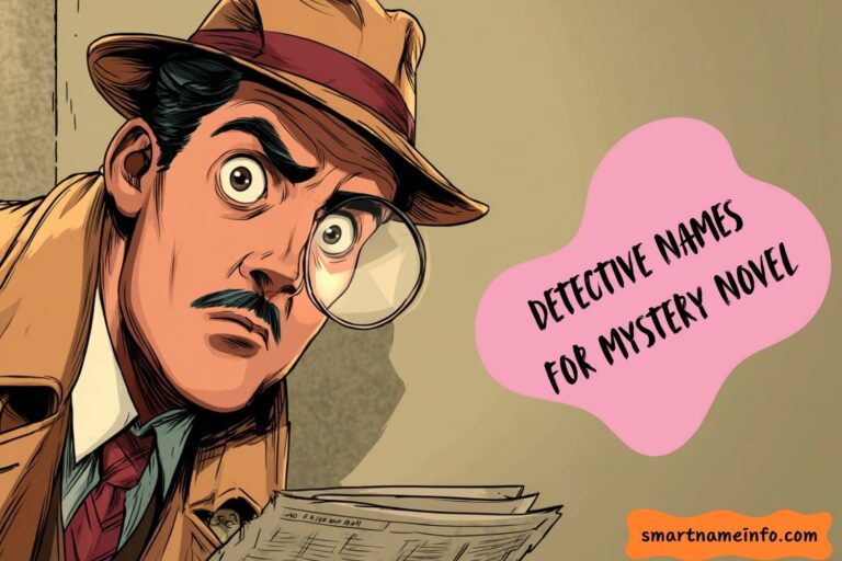 detective names for mystery novel