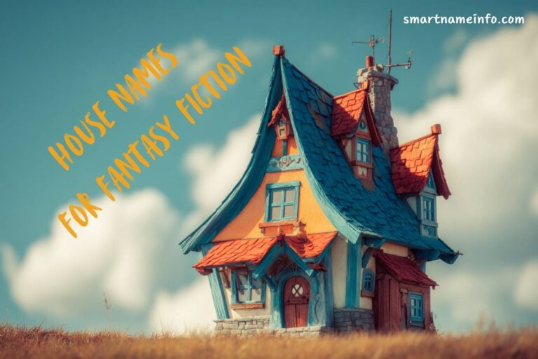 house names for fantasy fiction