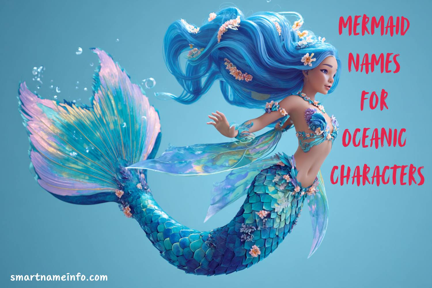 mermaid names for oceanic characters