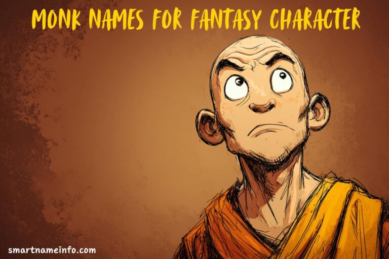monk names for fantasy character