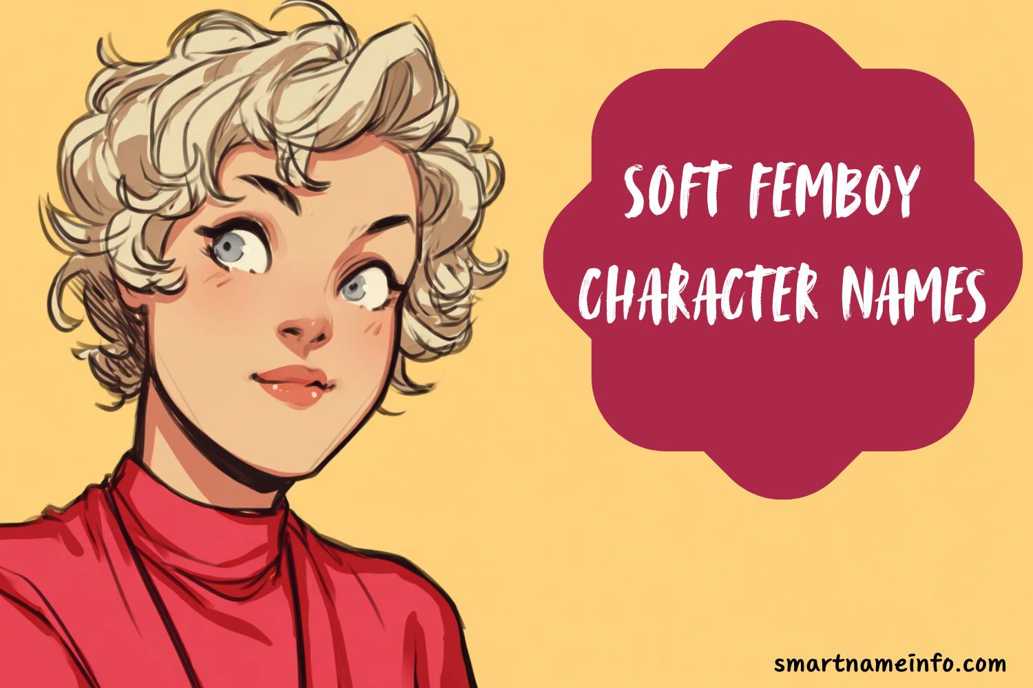 soft femboy character names