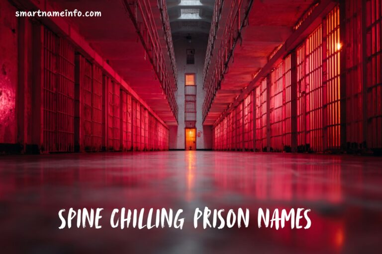 spine chilling prison names