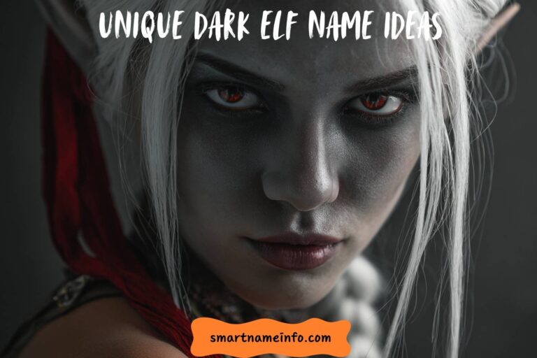 unique dark elf name ideas