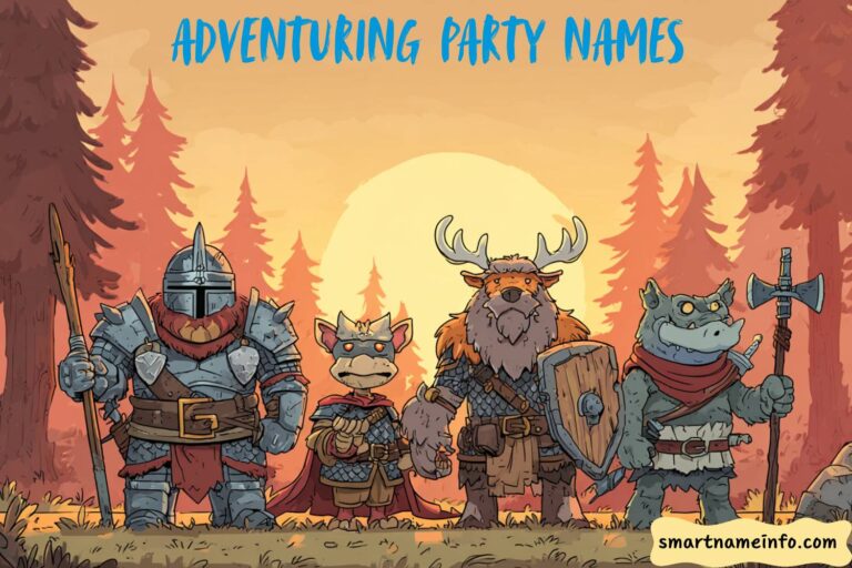adventuring party names