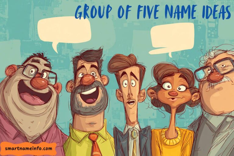 group of five name ideas