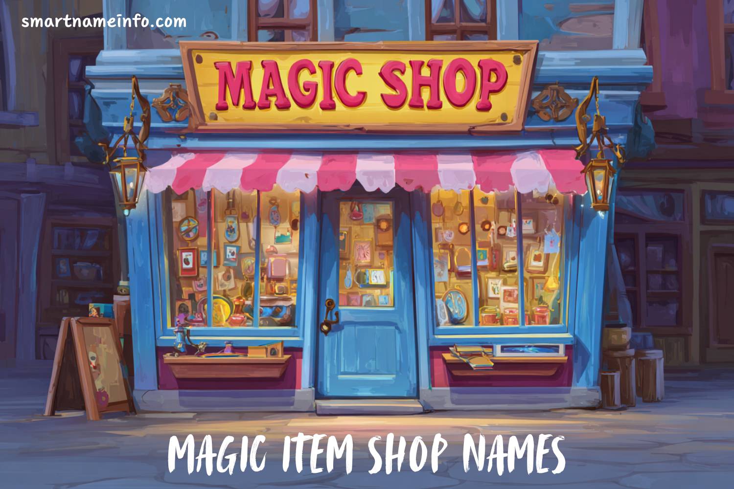 magic item shop names