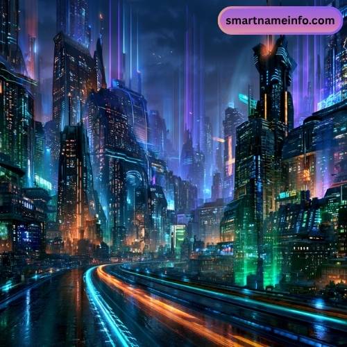 Tech-Themed Cyberpunk City Names