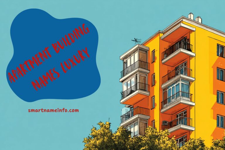 apartment building names luxury