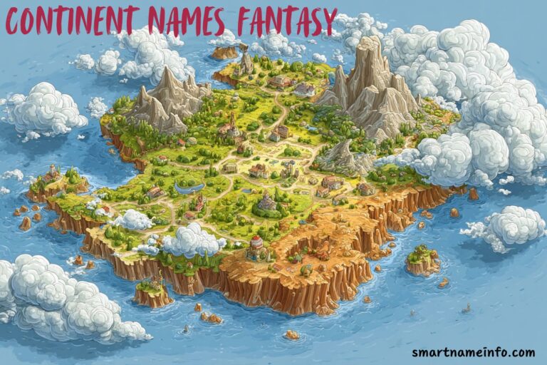 continent names fantasy