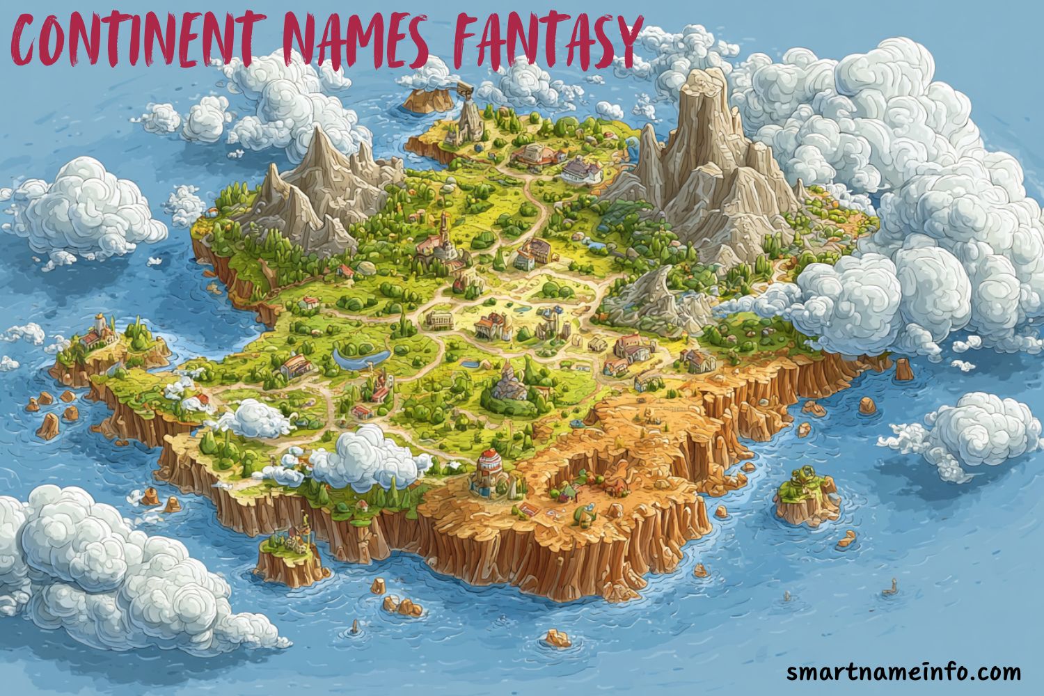 continent names fantasy