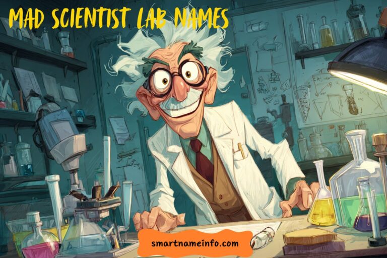 mad scientist lab names