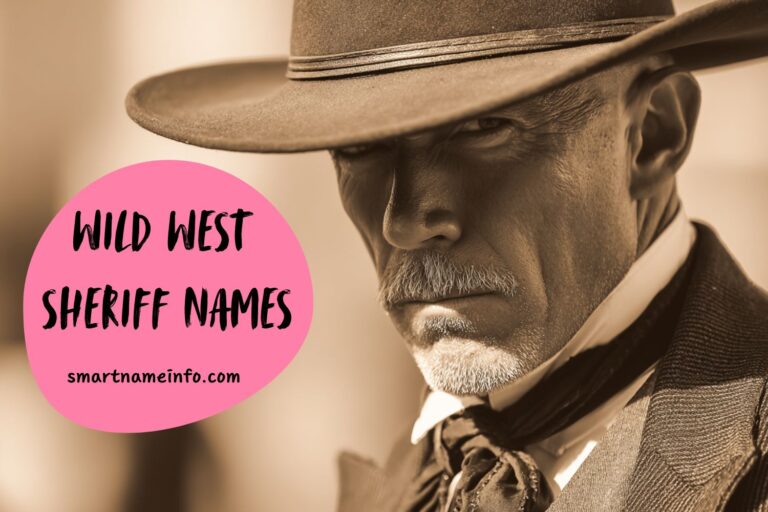wild west sheriff names